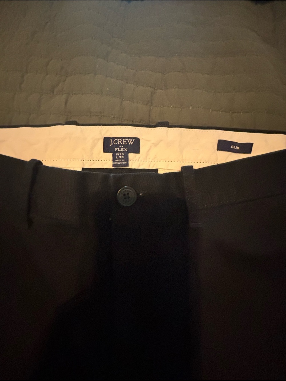 J. Crew Slim Dress Pants in Black 33x30